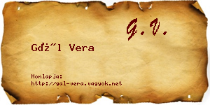 Gál Vera névjegykártya
