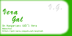 vera gal business card